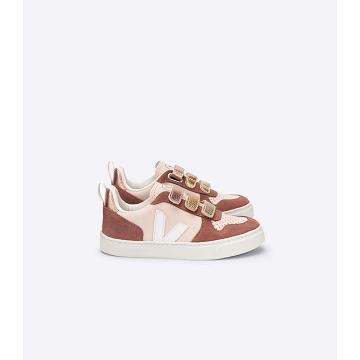 Veja V-10 CHROMEFREE Kids' Shoes Pink | CA 740QMA